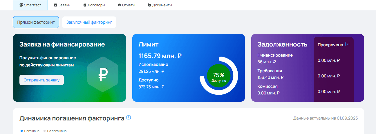 SmartFact запускает обновленный личный кабинет